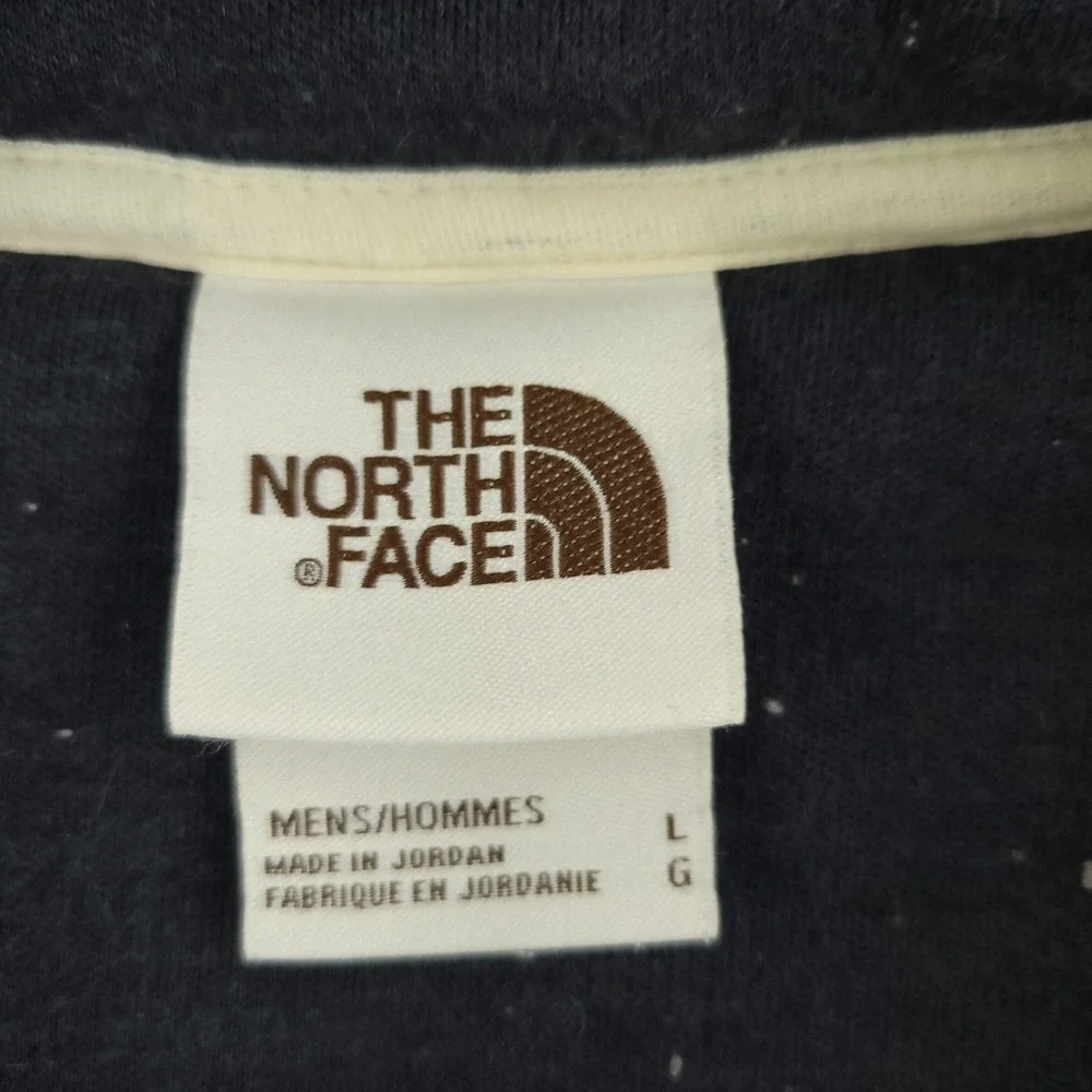 The North Face Sherpa Patrol Snap Fleece Mens L Gray Fleece Mock Neck Lined